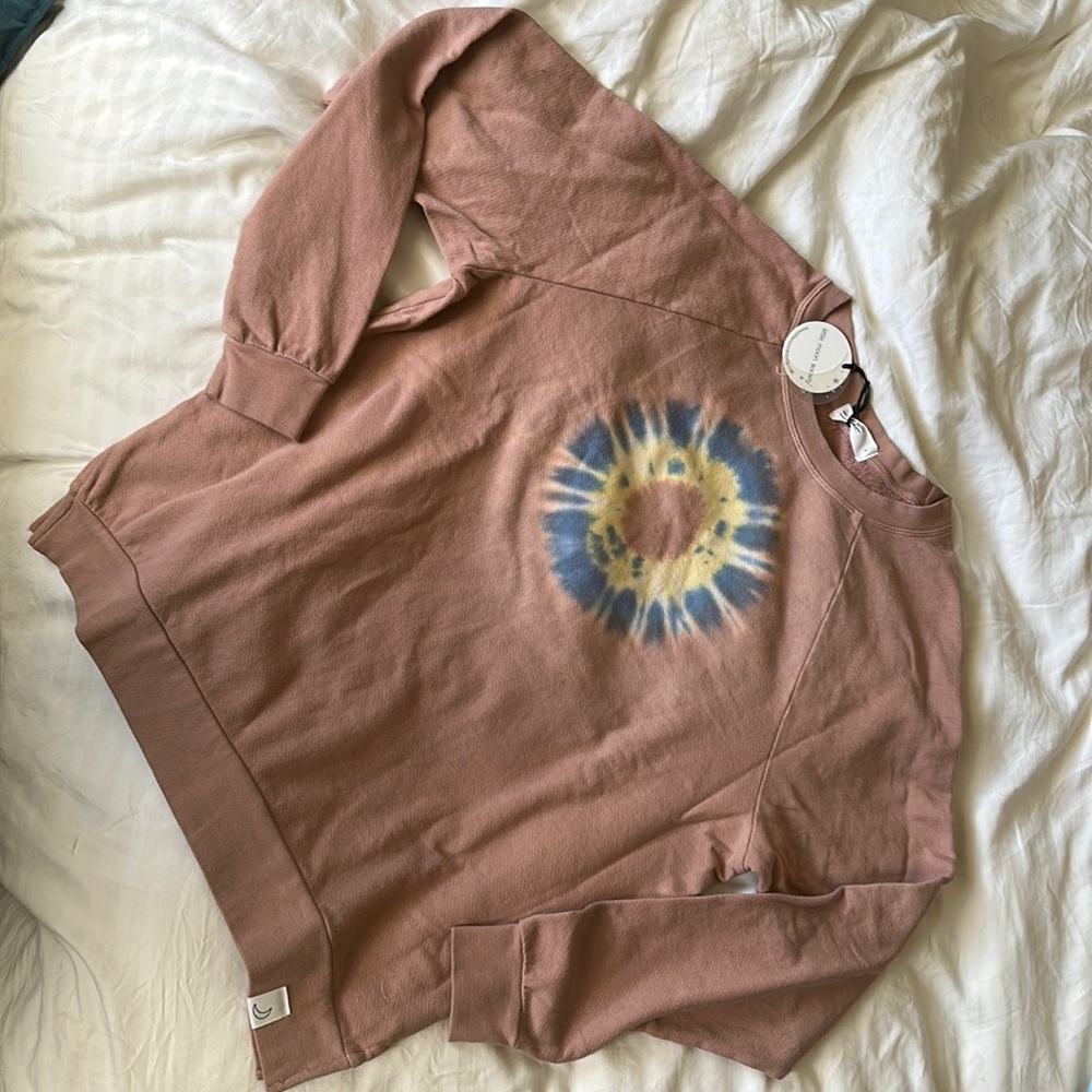 Little Moon Society Sweatshirt tie dye organic cotton